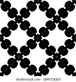  Black and white texture. Abstract seamless geometric pattern. 