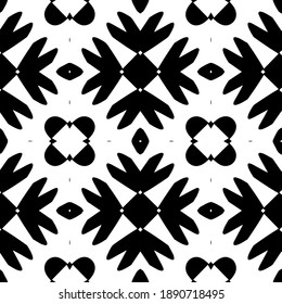  Schwarz-Weiß-Textur. Abstraktes, nahtloses geometrisches Muster. 