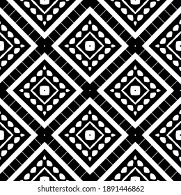  Schwarz-Weiß-Textur. Abstraktes, nahtloses geometrisches Muster. 