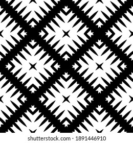  Textura en blanco y negro. Resumen de un patrón geométrico sin fisuras. 
