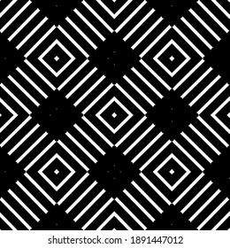 Black and white texture. Abstract seamless geometric pattern. 