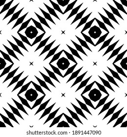 Black and white texture. Abstract seamless geometric pattern. 