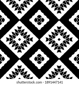  Textura en blanco y negro. Resumen de un patrón geométrico sin fisuras. 