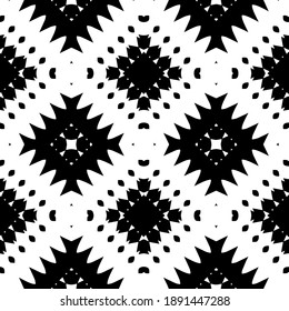  Textura en blanco y negro. Resumen de un patrón geométrico sin fisuras. 
