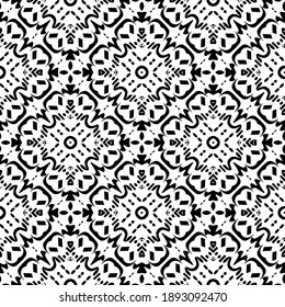  Textura en blanco y negro. Resumen de un patrón geométrico sin fisuras. 