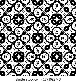  Textura en blanco y negro. Resumen de un patrón geométrico sin fisuras. 
