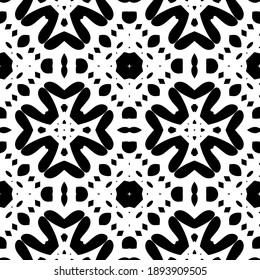  Schwarz-Weiß-Textur. Abstraktes, nahtloses geometrisches Muster. 