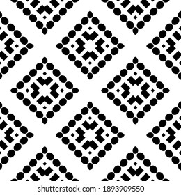  Black and white texture. Abstract seamless geometric pattern. 