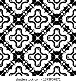  Textura en blanco y negro. Resumen de un patrón geométrico sin fisuras. 