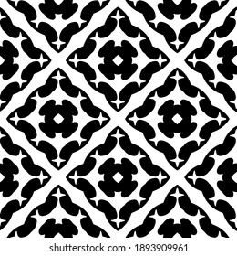  Black and white texture. Abstract seamless geometric pattern. 