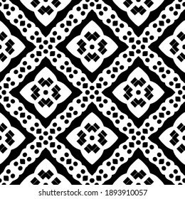  Textura en blanco y negro. Resumen de un patrón geométrico sin fisuras. 