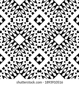  Textura en blanco y negro. Resumen de un patrón geométrico sin fisuras. 