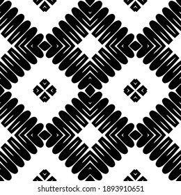  Black and white texture. Abstract seamless geometric pattern. 