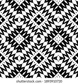  Black and white texture. Abstract seamless geometric pattern. 