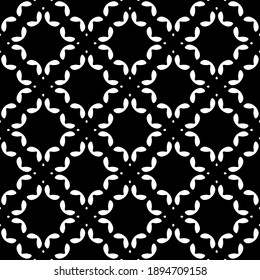 Textura en blanco y negro. Resumen de un patrón geométrico sin fisuras.
