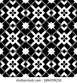 Textura en blanco y negro. Resumen de un patrón geométrico sin fisuras.
