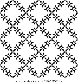 Textura en blanco y negro. Resumen de un patrón geométrico sin fisuras.
