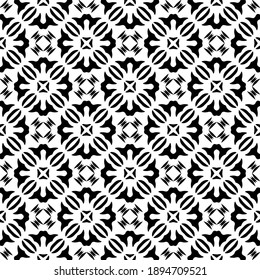 Textura en blanco y negro. Resumen de un patrón geométrico sin fisuras.
