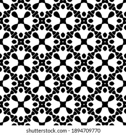 Textura en blanco y negro. Resumen de un patrón geométrico sin fisuras.

