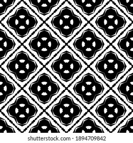Textura en blanco y negro. Resumen de un patrón geométrico sin fisuras.
