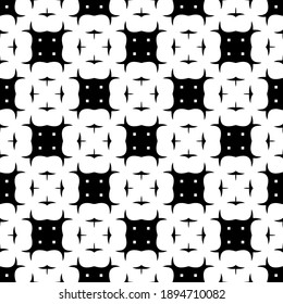 Textura en blanco y negro. Resumen de un patrón geométrico sin fisuras.
