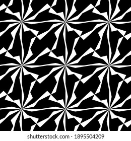 Textura en blanco y negro. Resumen de un patrón geométrico sin fisuras.