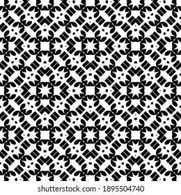 Textura en blanco y negro. Resumen de un patrón geométrico sin fisuras.