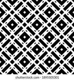 Textura en blanco y negro. Resumen de un patrón geométrico sin fisuras.
