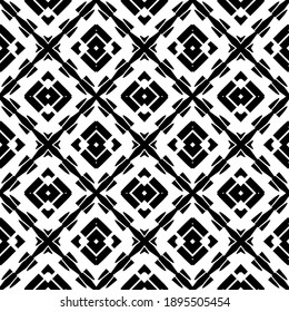 Textura en blanco y negro. Resumen de un patrón geométrico sin fisuras.