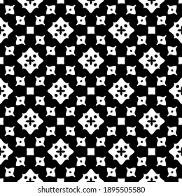 Textura en blanco y negro. Resumen de un patrón geométrico sin fisuras.