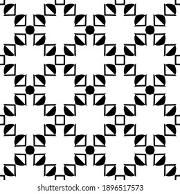 Textura en blanco y negro. Resumen de un patrón geométrico sin fisuras.