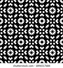 Textura en blanco y negro. Resumen de un patrón geométrico sin fisuras.