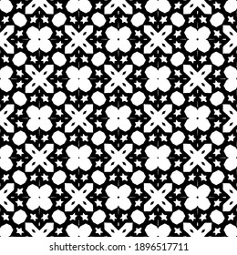 Textura en blanco y negro. Resumen de un patrón geométrico sin fisuras.