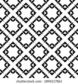 Black and white texture. Abstract seamless geometric pattern.