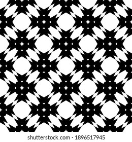 Textura en blanco y negro. Resumen de un patrón geométrico sin fisuras.