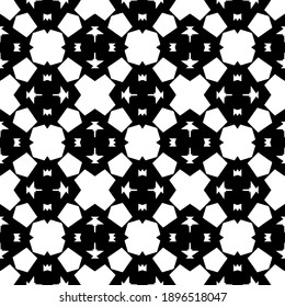 Textura en blanco y negro. Resumen de un patrón geométrico sin fisuras.
