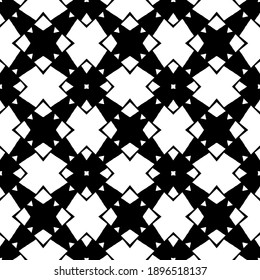 Textura en blanco y negro. Resumen de un patrón geométrico sin fisuras.