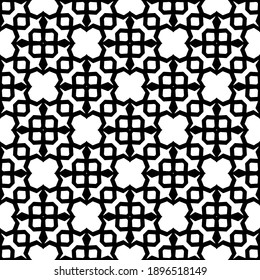 Textura en blanco y negro. Resumen de un patrón geométrico sin fisuras.