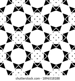 Textura en blanco y negro. Resumen de un patrón geométrico sin fisuras.
