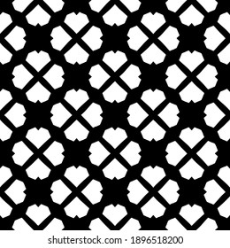 Textura en blanco y negro. Resumen de un patrón geométrico sin fisuras.