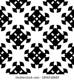  Textura en blanco y negro. Resumen de un patrón geométrico sin fisuras. 