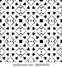 Textura en blanco y negro. Resumen de un patrón geométrico sin fisuras.