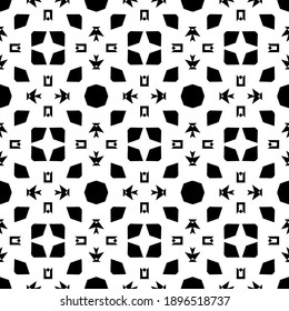 Textura en blanco y negro. Resumen de un patrón geométrico sin fisuras.