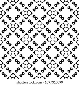 Textura en blanco y negro. Resumen de un patrón geométrico sin fisuras.