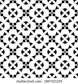 Textura en blanco y negro. Resumen de un patrón geométrico sin fisuras.