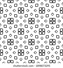 Textura en blanco y negro. Resumen de un patrón geométrico sin fisuras.
