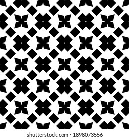 Textura en blanco y negro. Resumen de un patrón geométrico sin fisuras.