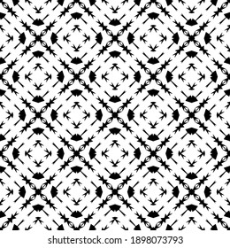 Textura en blanco y negro. Resumen de un patrón geométrico sin fisuras.