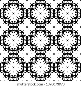 Textura en blanco y negro. Resumen de un patrón geométrico sin fisuras.