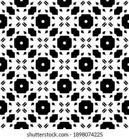 Textura en blanco y negro. Resumen de un patrón geométrico sin fisuras.